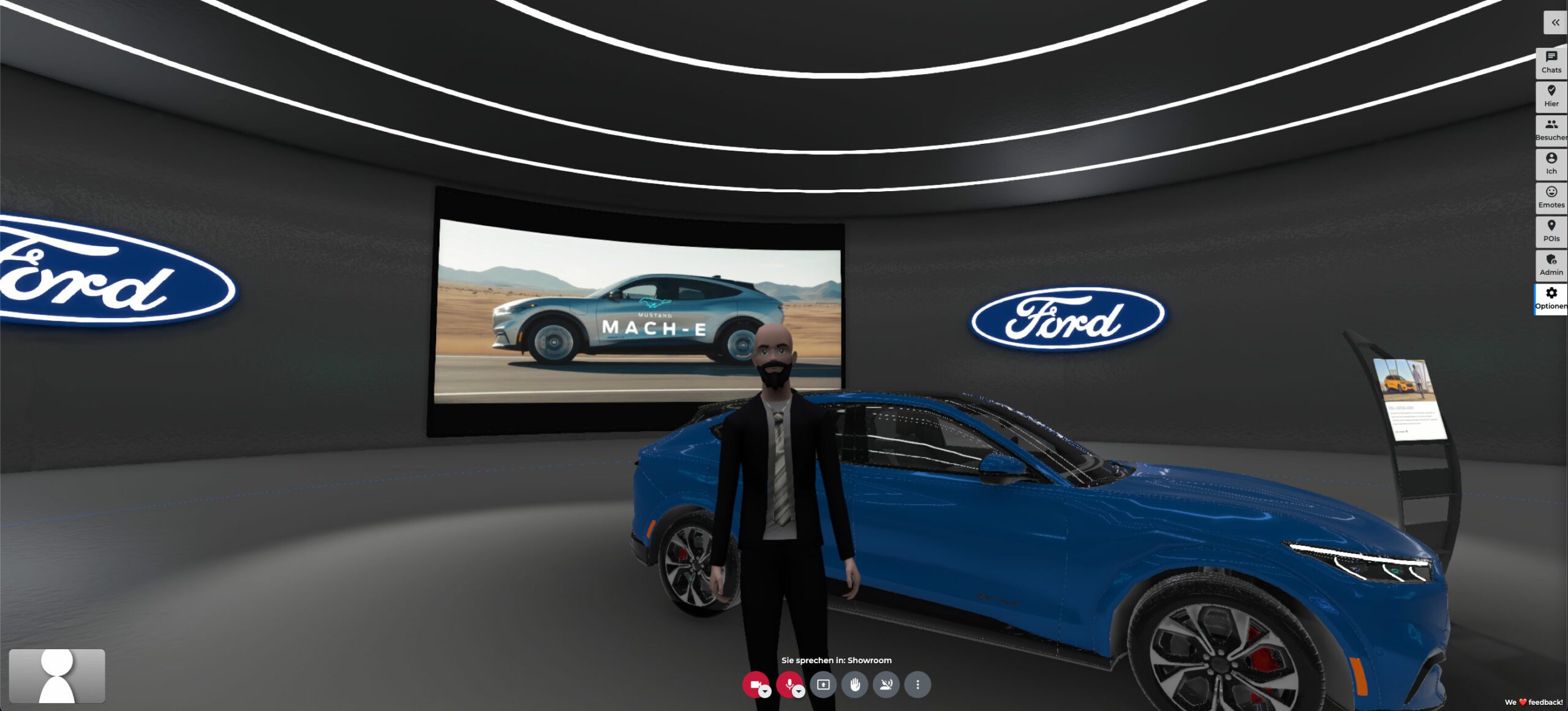 3D Showroom mit eventerspace