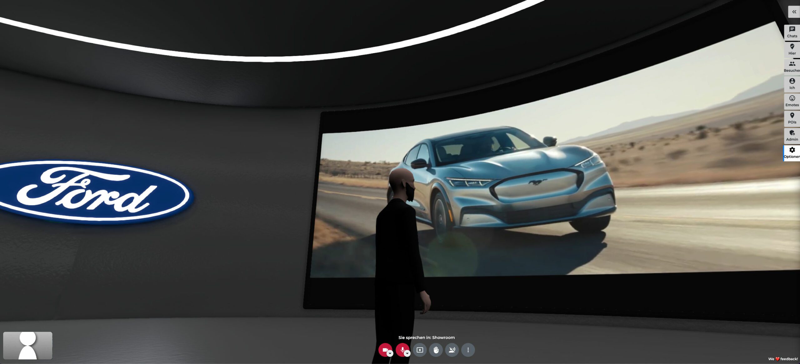 3D Showroom mit eventerspace