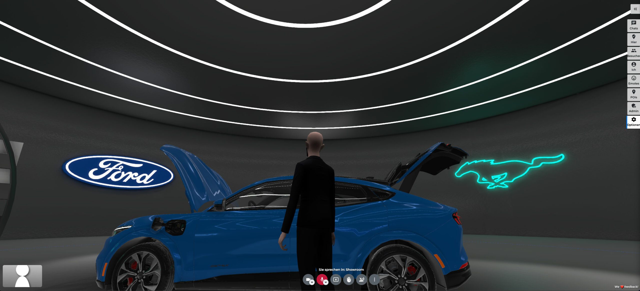 3D Showroom mit eventerspace